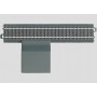 Märklin 24088 (HO) 3-Rail C Track -- Track Feeder 188.3 mm /7-13/32"