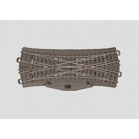 Märklin 24624 (HO) 3-Rail C Track -- Double Slip Switch