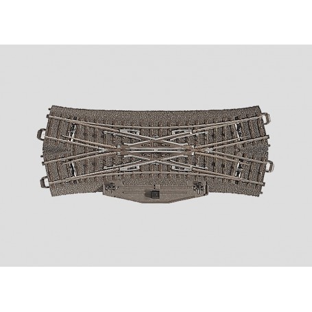 Märklin 24624 (HO) 3-Rail C Track -- Double Slip Switch