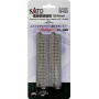KATO 20-023 (N) Concrete Tie Double Track Straight -- 4-7/8" 124mm pkg(2)