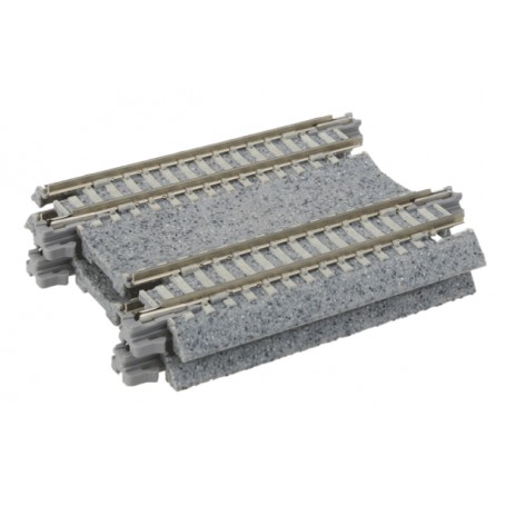 KATO 20-042 (N) Concrete Tie Double-Track Straight -- 2-7/16" (62mm) pkg(2)
