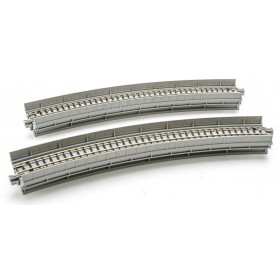 KATO 20-540 (N) Single-Track Viaduct -- Curved R381 - 30 (R 15" - 30) pkg(2)