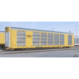 ScaleTrains Rivet Counter (HO) Gunderson Multi-Max Autorack, CSX/Boxcar Logo/TTGX