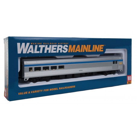 Walthers Voie H0 85' Budd Baggage Lounge Amtrak
