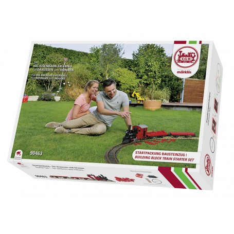 LGB 90463 (G) Building Block Train Starter Set, 120 Volts