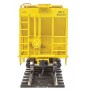 Walthers PROTO (HO) 55' Evans 4780 Cubic Foot 3-Bay Covered Hopper - ADM UELX (yellow, Molecule Logo)