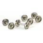 Walthers PROTO 2305 (HO) 36" Turned Metal RP-25 Wheelsets -- With Metal Axles pkg(100)