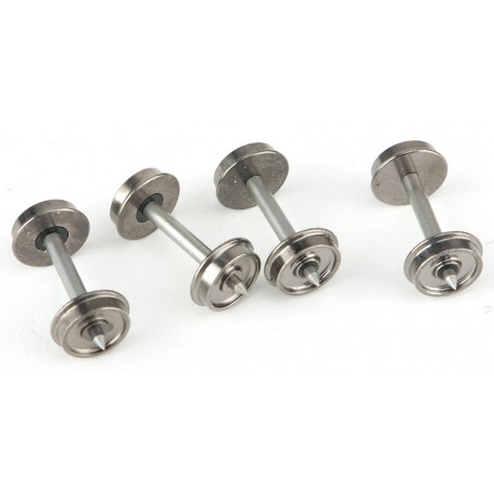 Walthers PROTO 2304 (HO) 33" Turned Metal RP-25 Wheelsets -- With Metal Axles pkg(100)