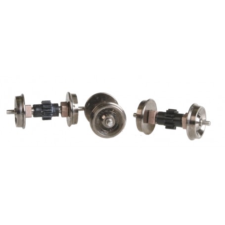 Walthers PROTO 584494 (HO) Replacement Geared Driver Assembly (Diesel Wheelset) pkg(3)