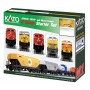 KATO 106-0021 (N) M1 Basic Oval Track Set, ES44 CSX, Freight Cars and Power Pack, 120V