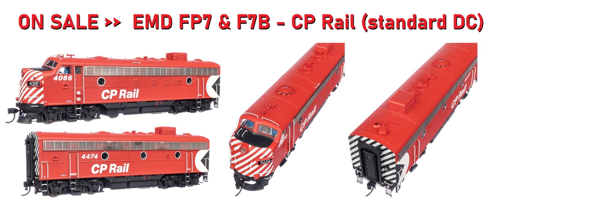CP Rail FP7 & F7B 